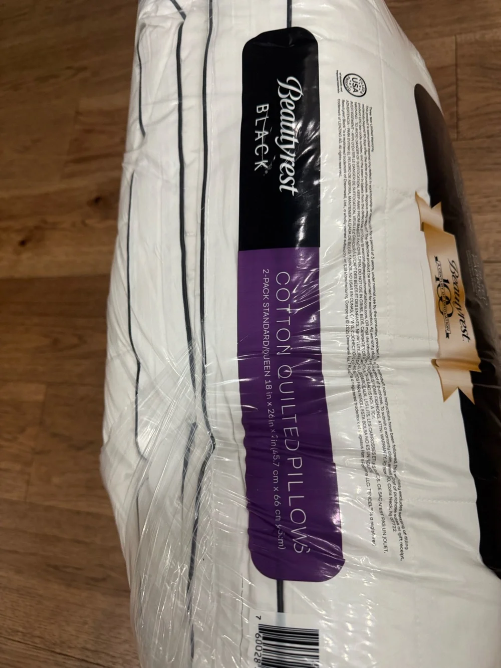 🎉LAST CHANCE🎉BEAUTYREST BLACK 2pk Luxurious Cooling Down‎ Alternative Pillows